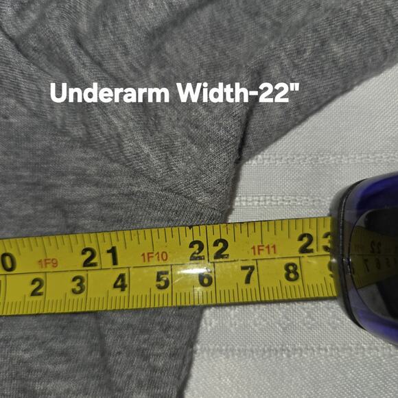 Halloween Grey Gray Womens Tshirt Top Sz XXL 20 Pima Cotton Haunting Long Sleeve - Picture 13 of 15